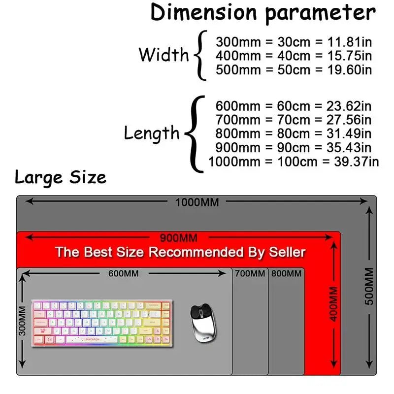 CRYSTAL GAMING Grand tapis de souris - SlickPad