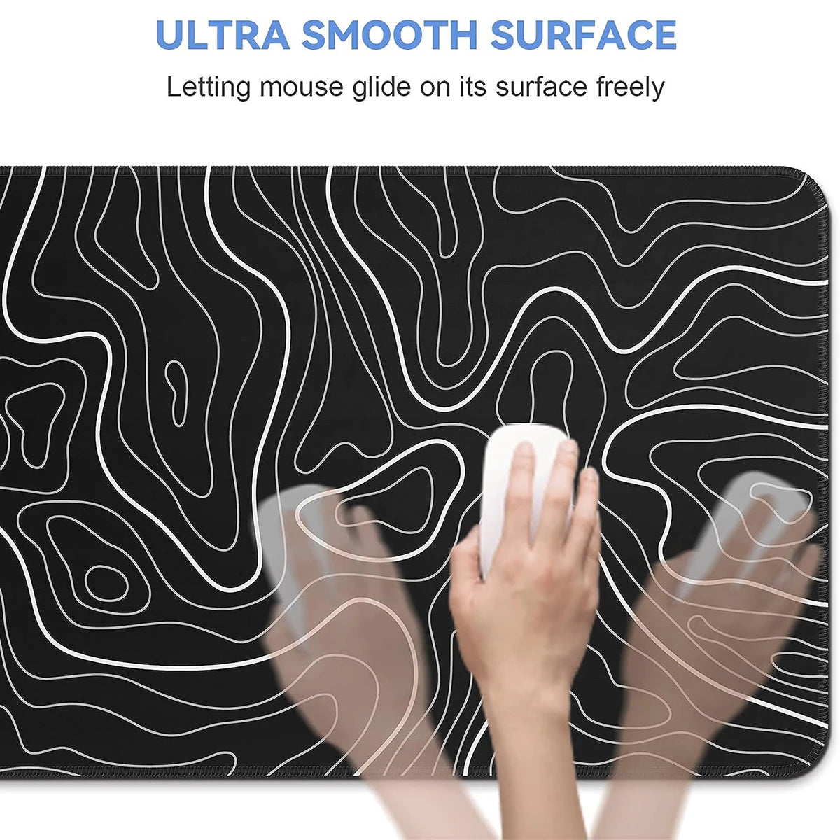 FORMES ALEATOIRES Grand tapis de souris - SlickPad