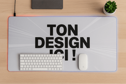SlickPad tapis de bureau à LED - SlickPad